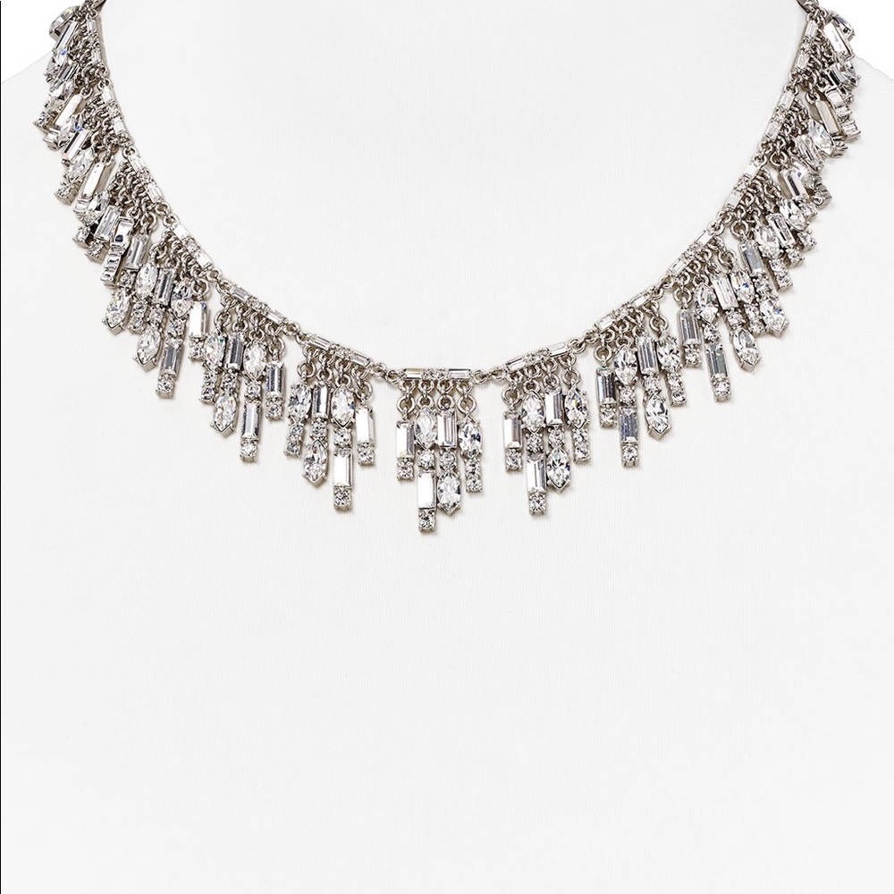 Kate Spade Metallic Evening Affair Fringe Necklace